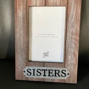 Enesco Rustic Sisters Photo Frame